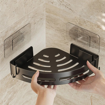 Self Adhesive Metal Bathroom Corner Shelves