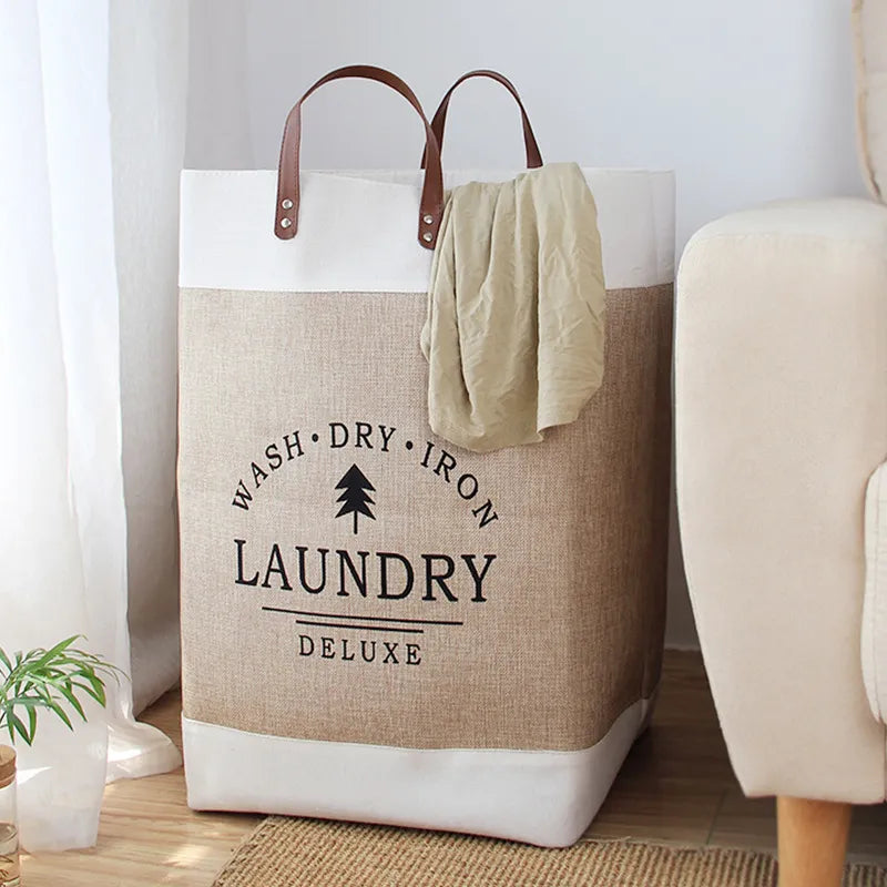 Chic Laundry Hamper With Handles