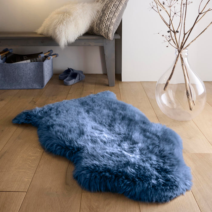 Origins Genuine Sheepskin Navy Rug