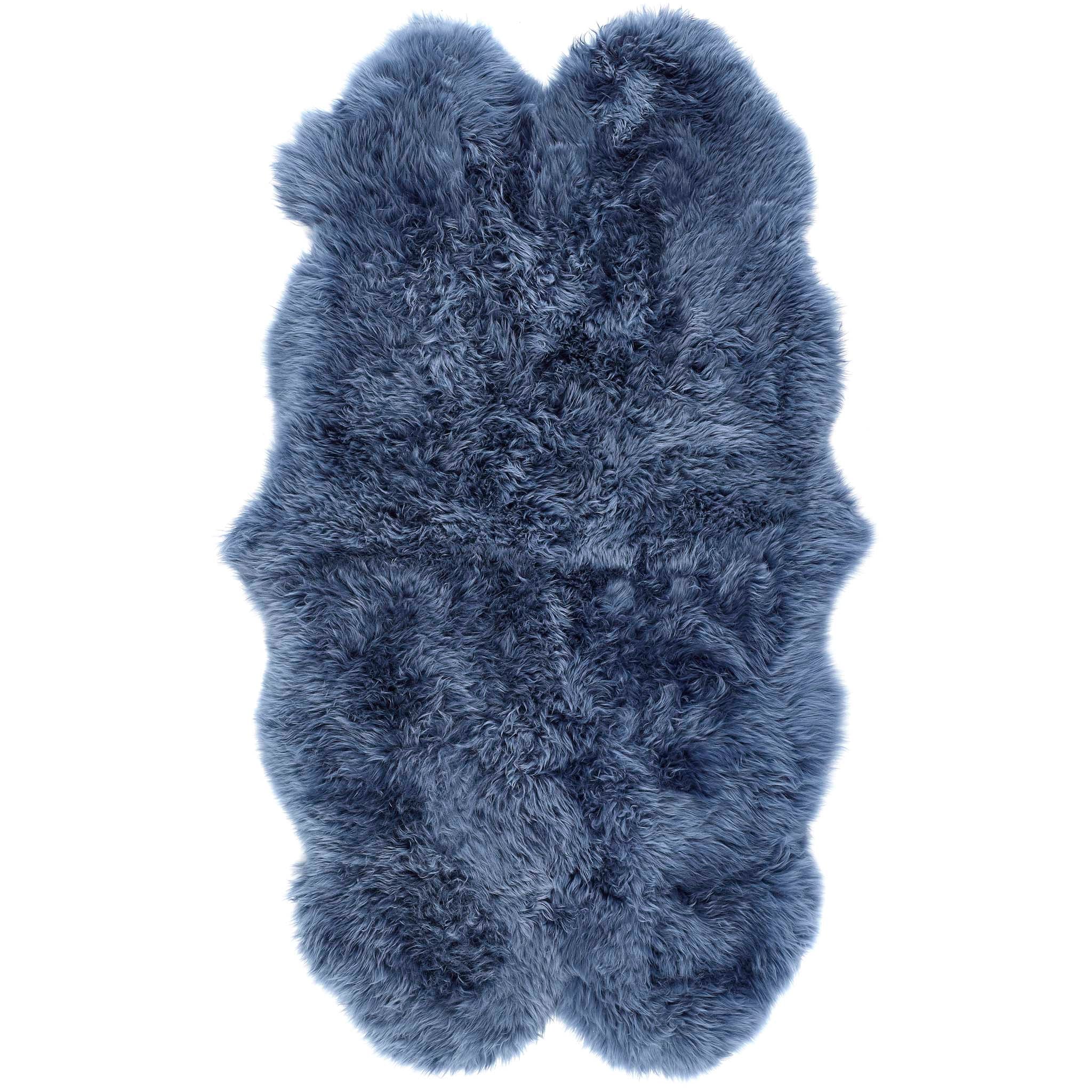 Origins Genuine Sheepskin Navy Rug