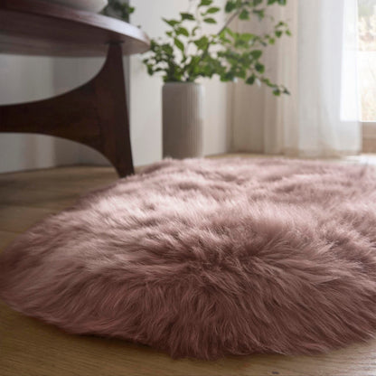 Origins Genuine Sheepskin Adobe Rose Rug