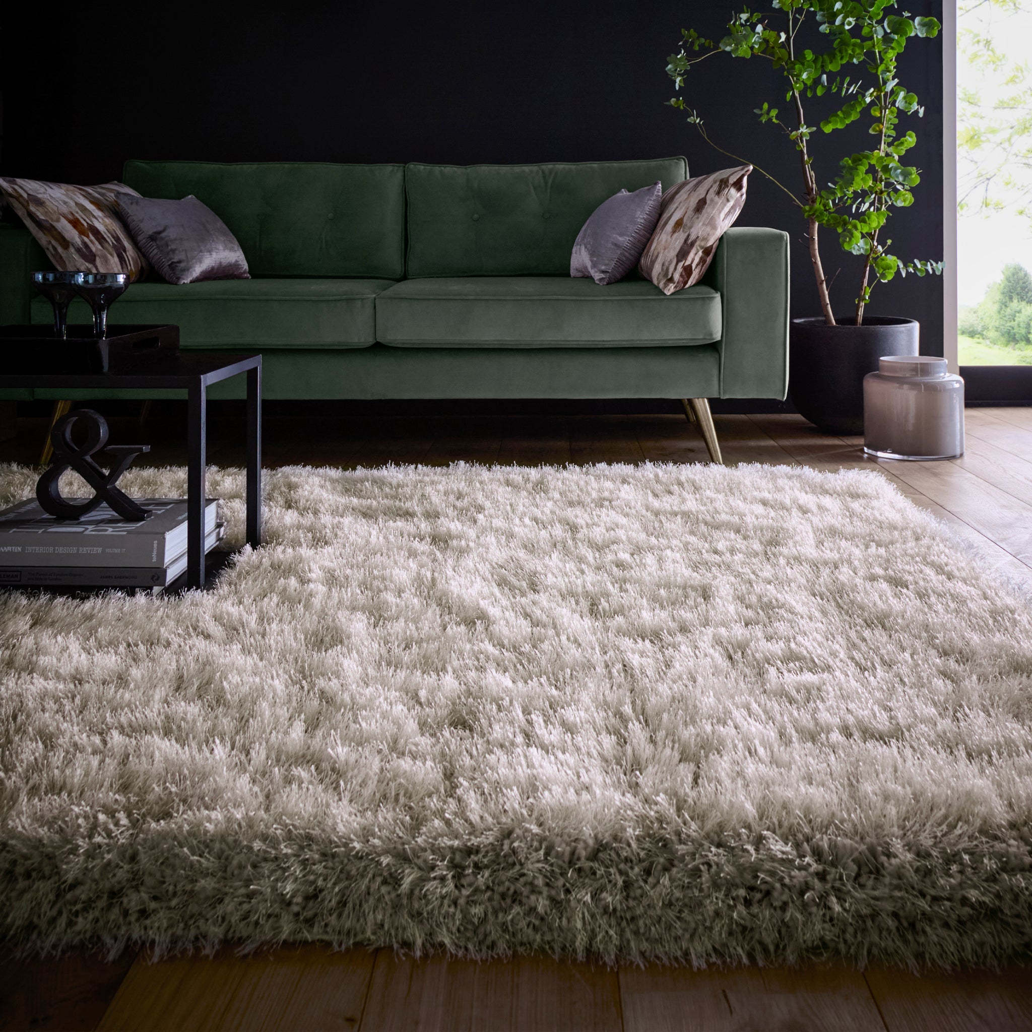 Origins Extravagance Silver Rug