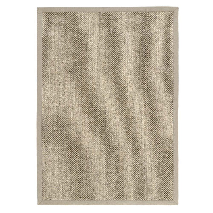Tappeto Origins Sisal - Beige chiaro con bordo sabbia