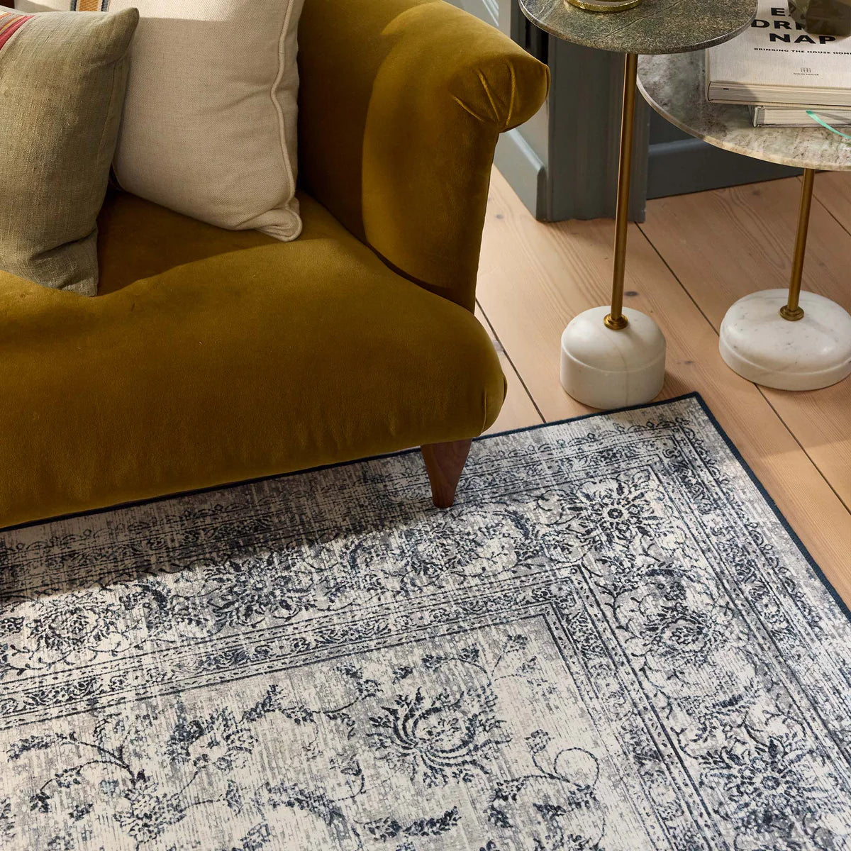 Tapis écologique lavable-Gris impérial