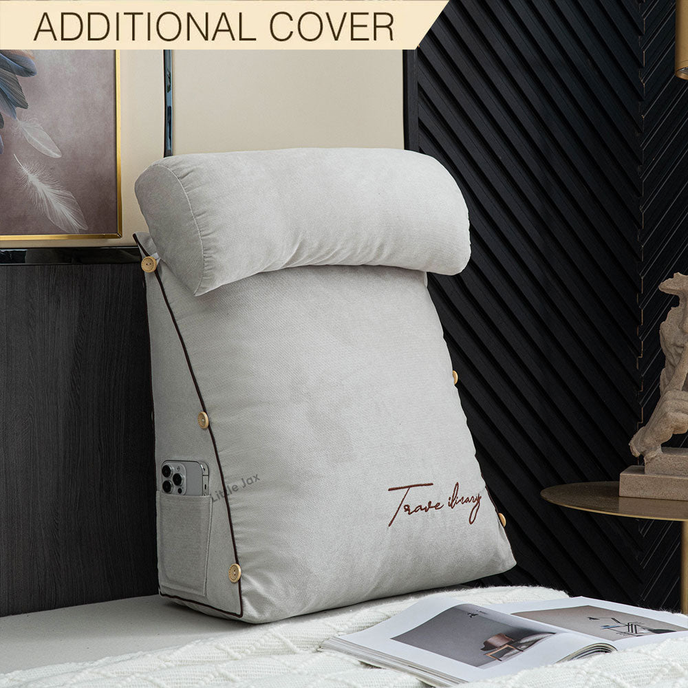 Additional Cover For Luxury Backrest Reading Pillow