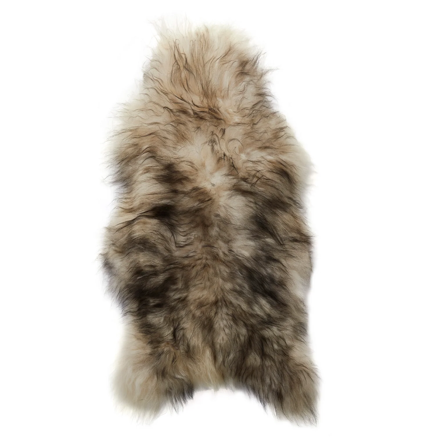 Black Tipped Luxury Icelandic Sheepskin Rug