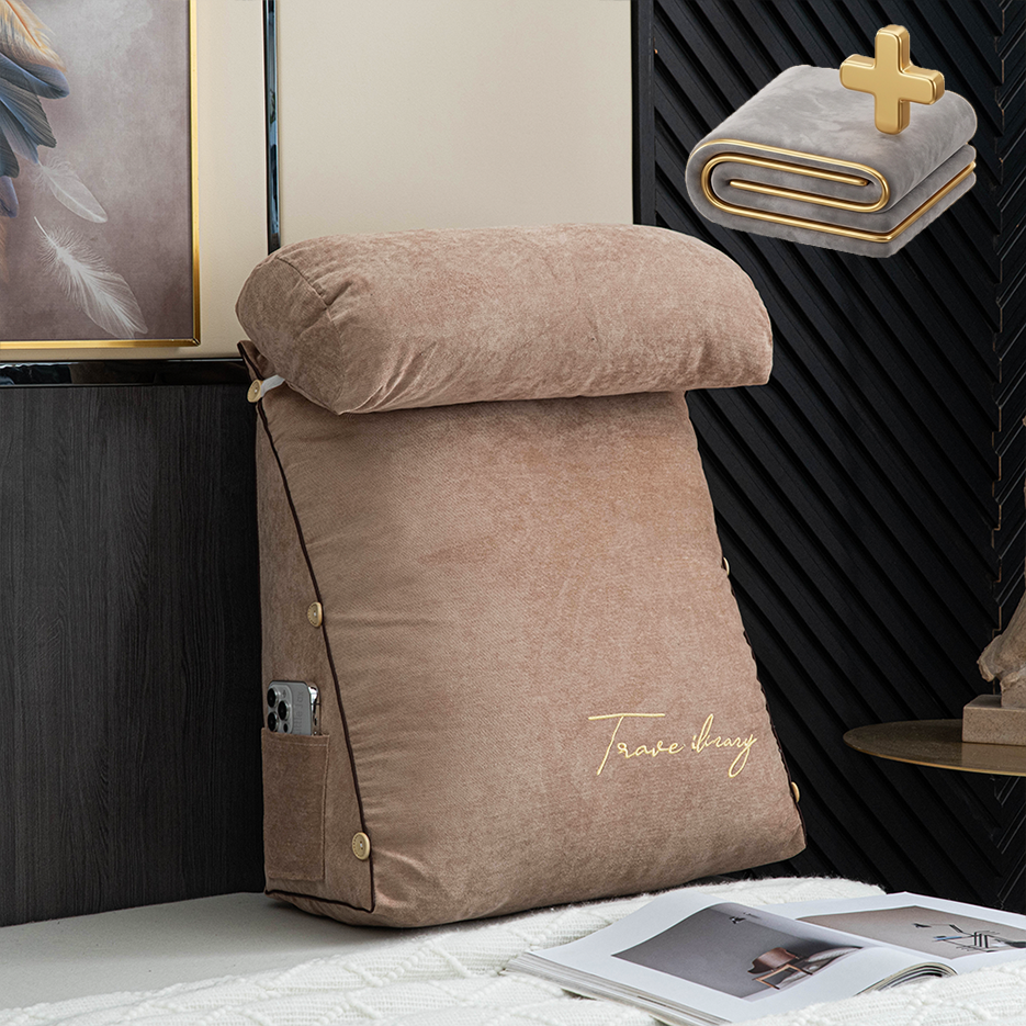 Extra hoes voor luxe rugleuning leeskussen