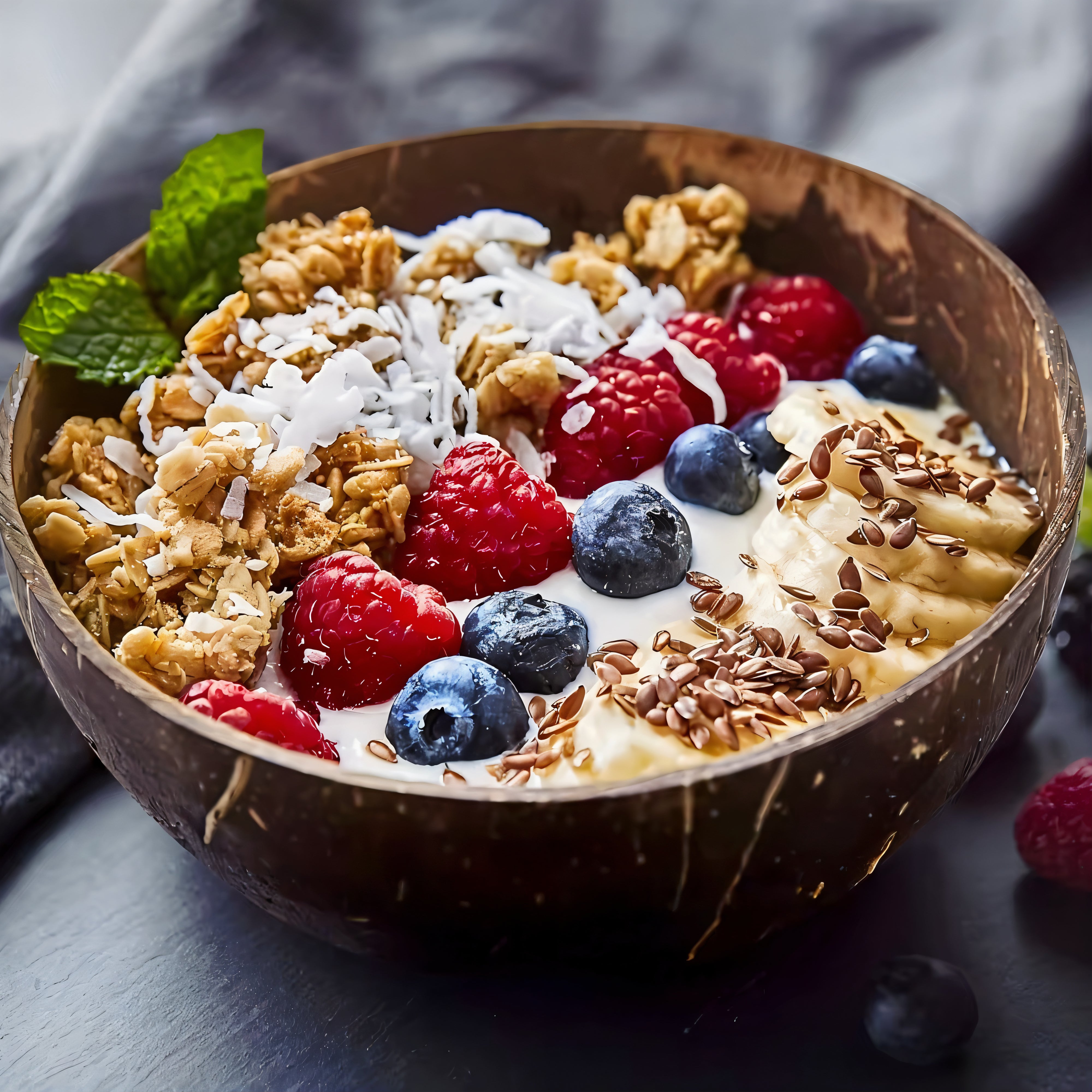 Handmade Wooden Coconut Bowls