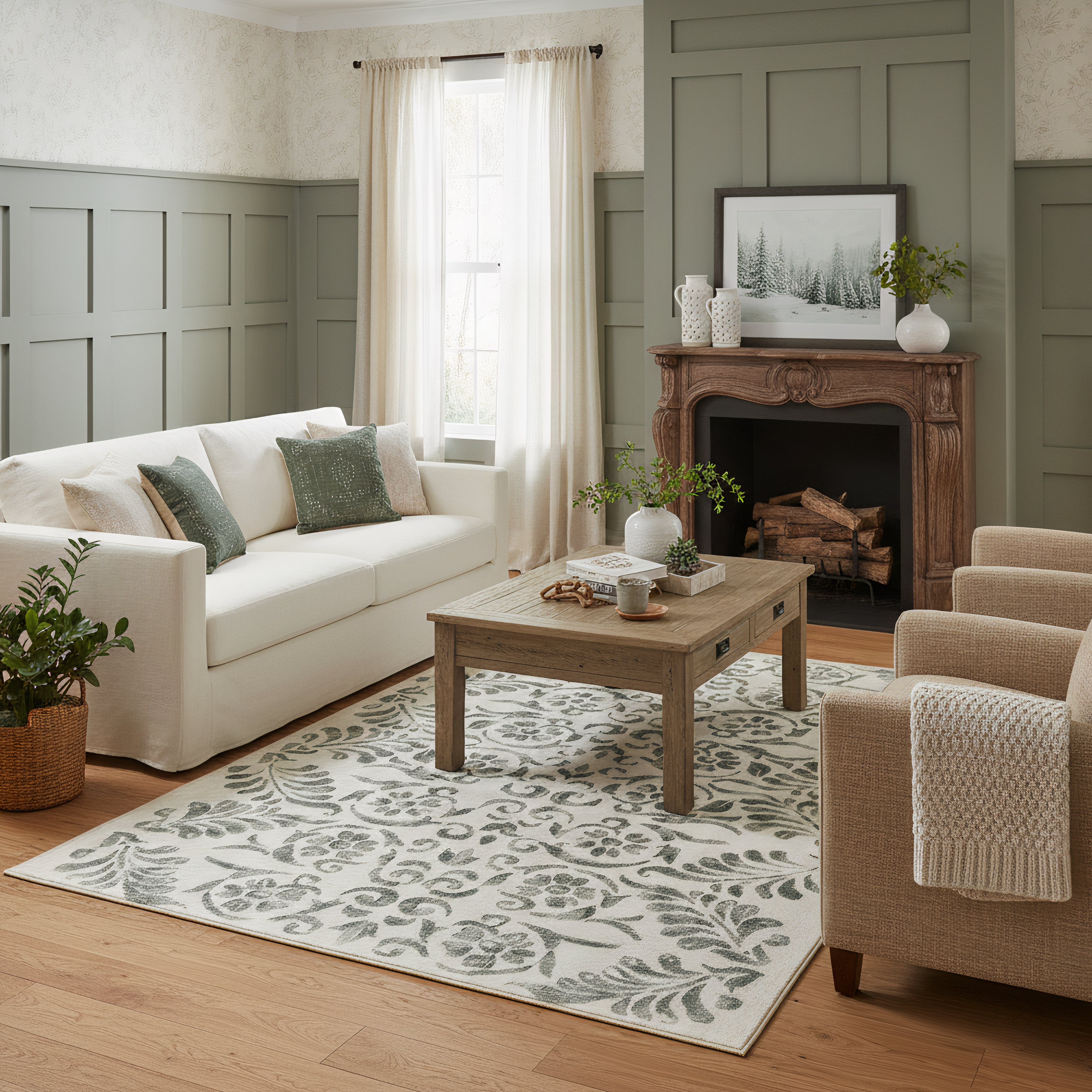 Tappeto eco-lavabile - Plaid naturale