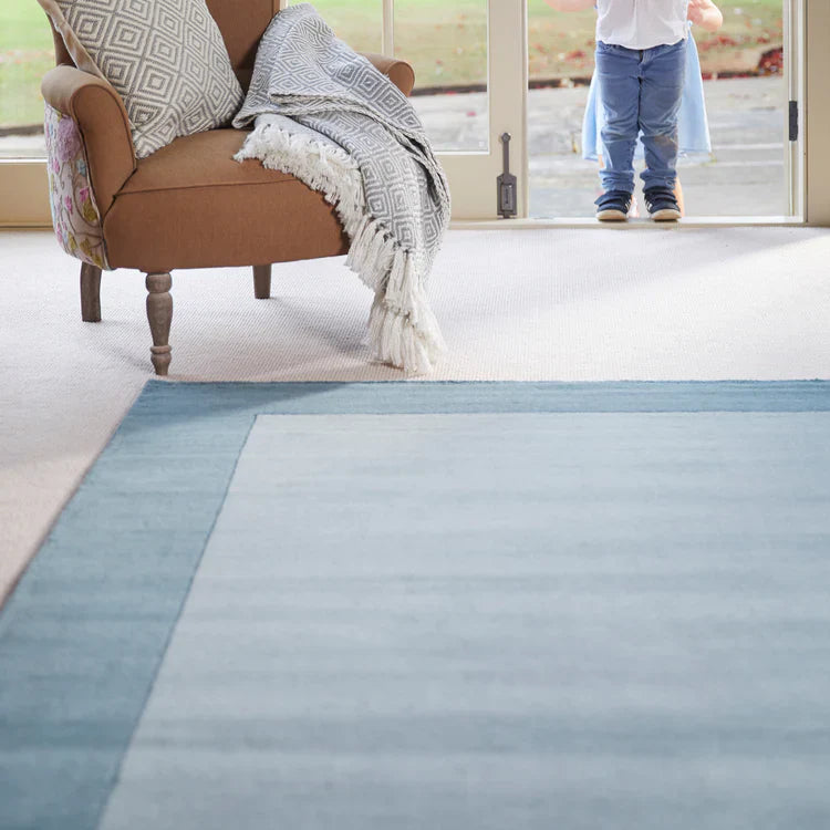 Tappeto Origins Borders 100% pura lana d'anatra