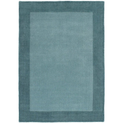 Origins Borders 100% Pure Wool Duck Egg Rug