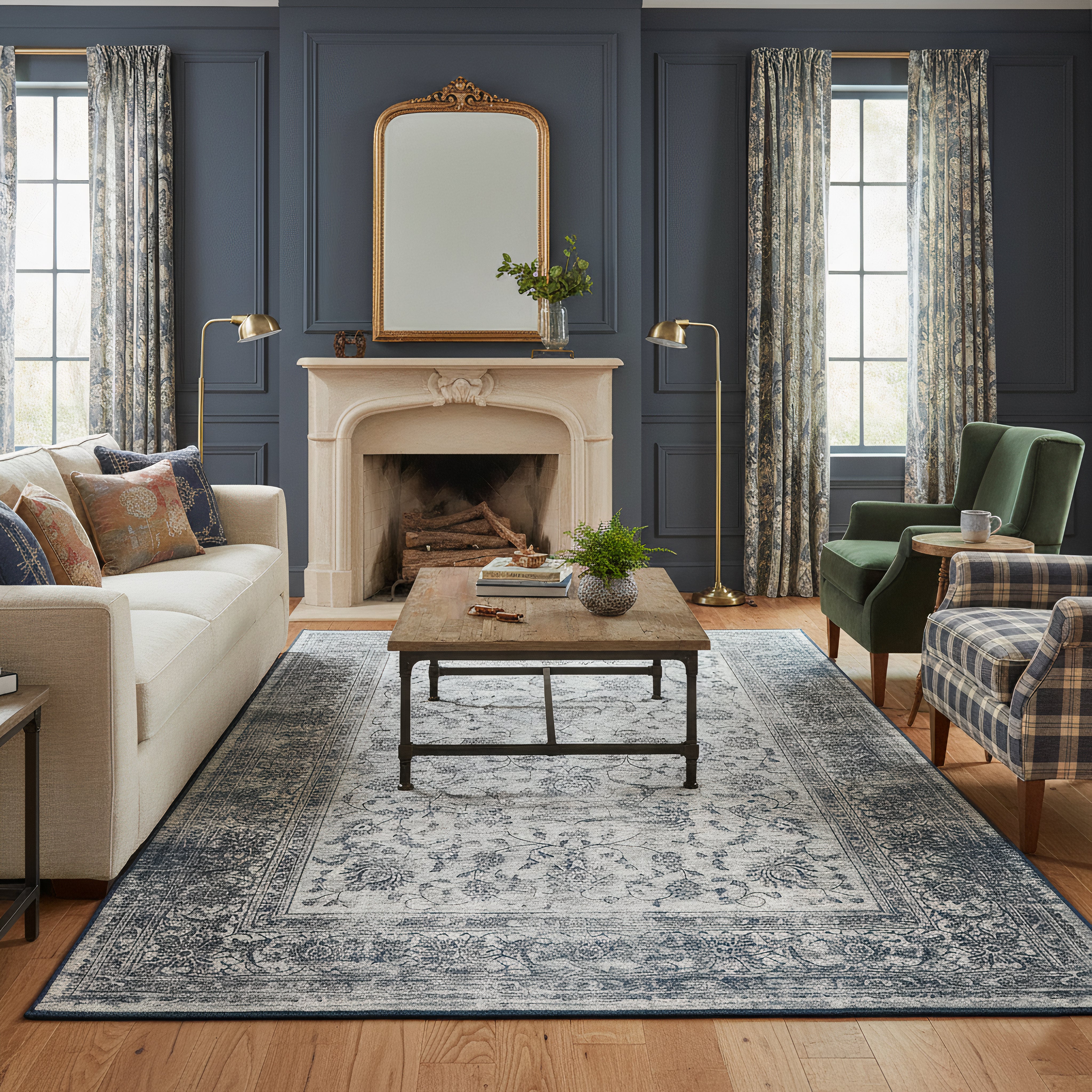 Eco-Washable Rug - Imperial Grey