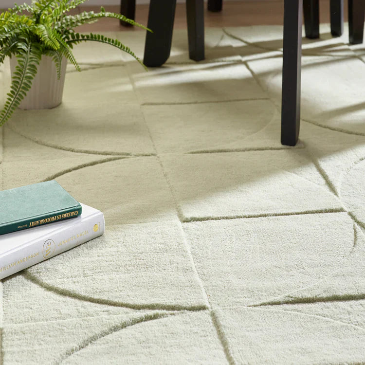 Tapis en laine d'eucalyptus Penny Origins