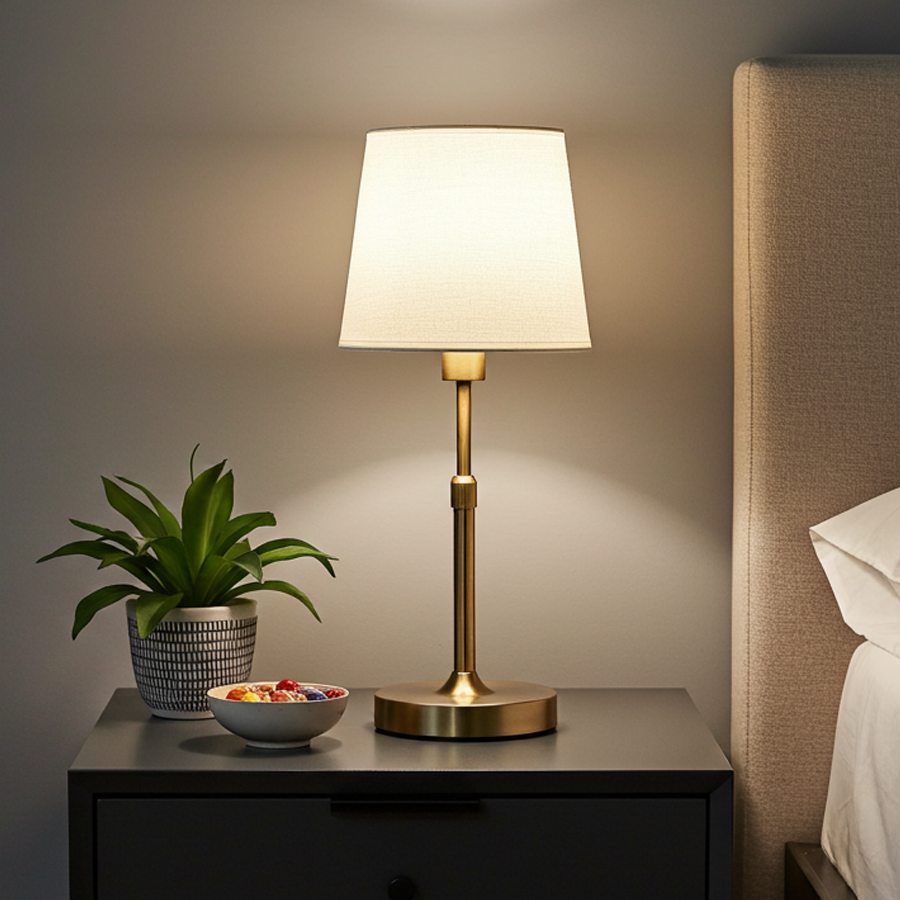 Lampada da tavolo ricaricabile estensibile