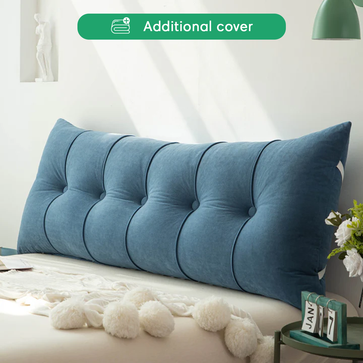 Additional Cover For Luxury Headboard Pillow