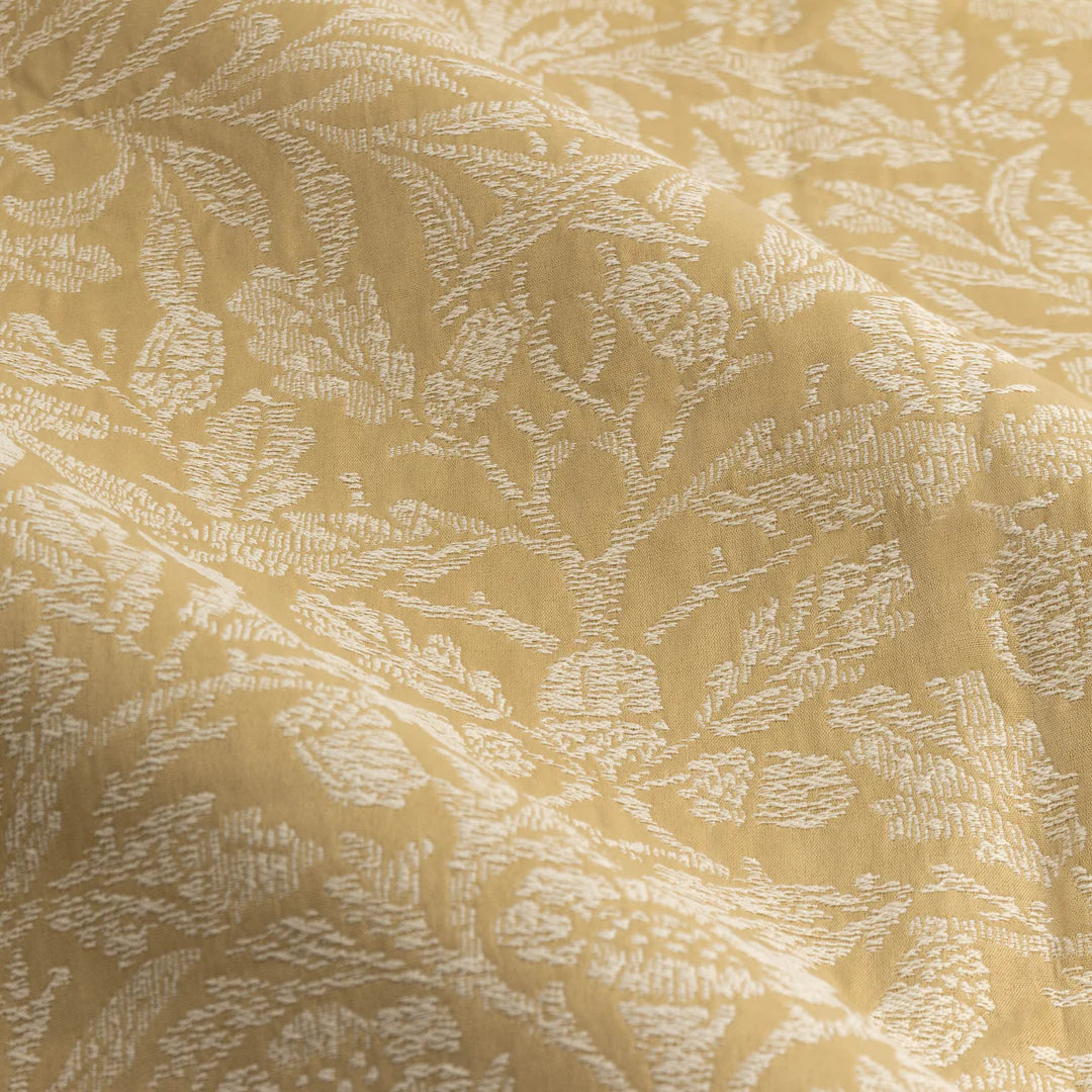 Tende a pieghe a matita in jacquard opaco Acorn Tonal - Oro