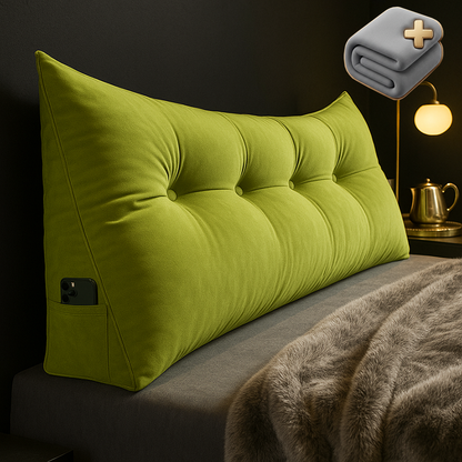 Extra hoes voor luxe wigkussen