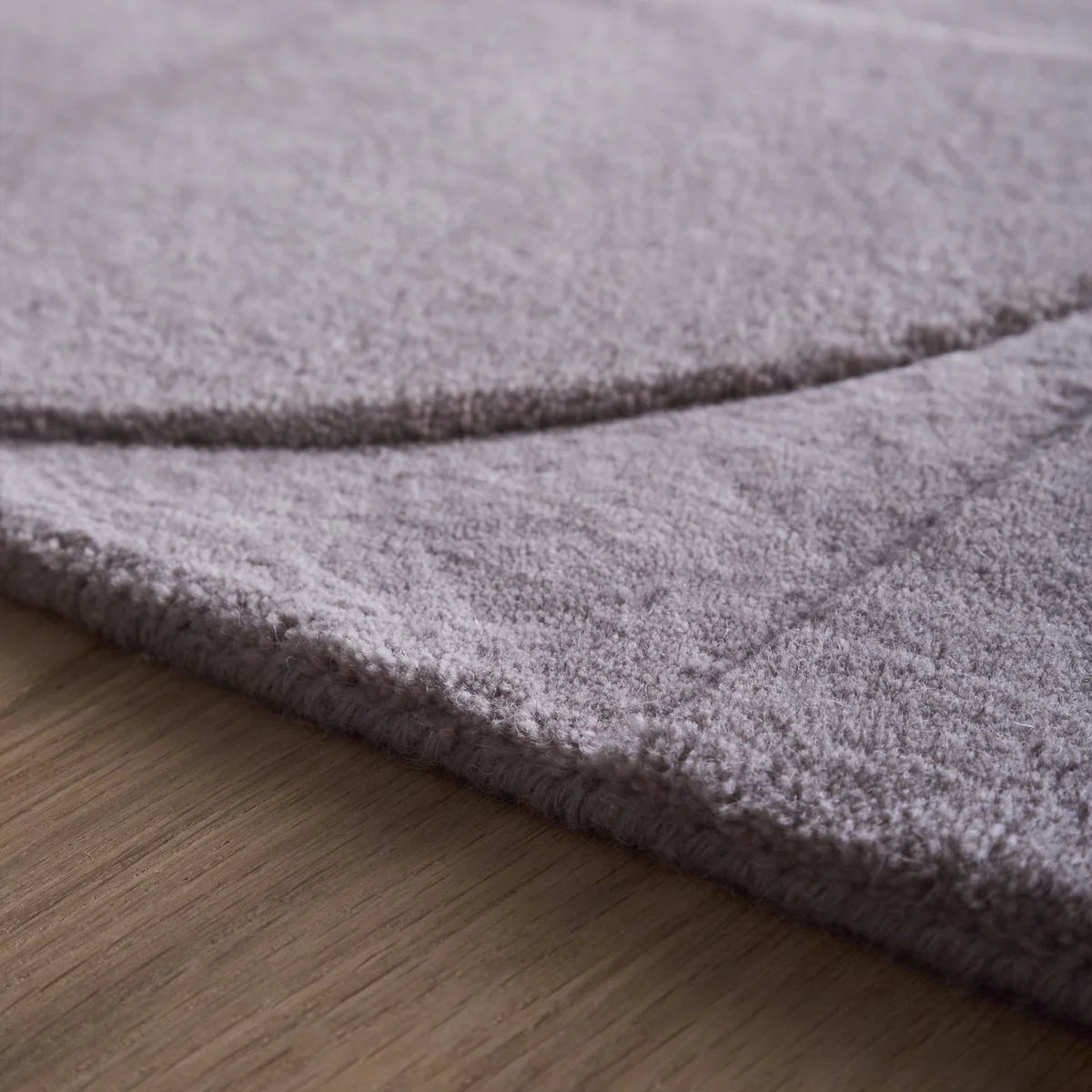 Tappeto in lana Origins Penny Grey Mauve