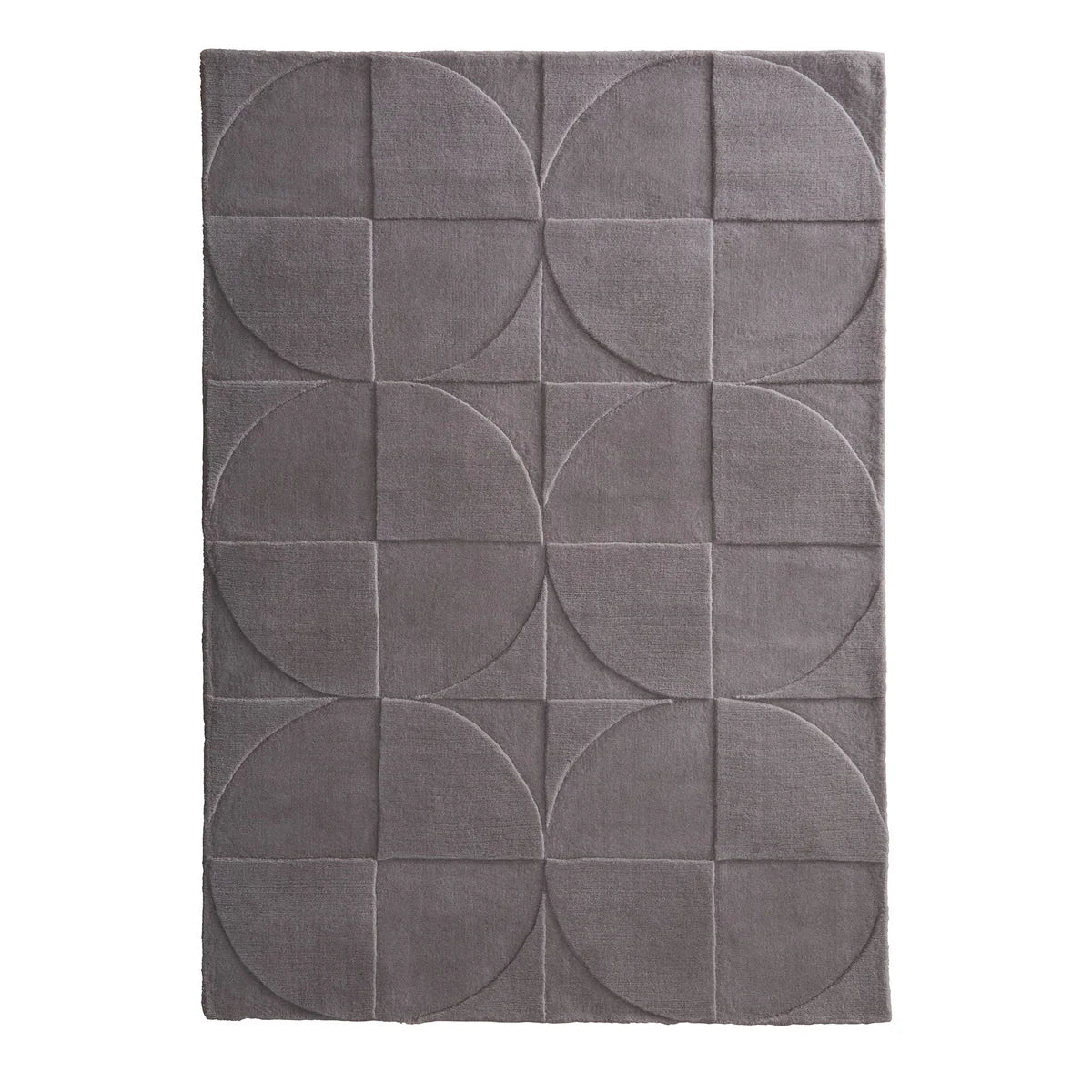 Tappeto in lana Origins Penny Grey Mauve