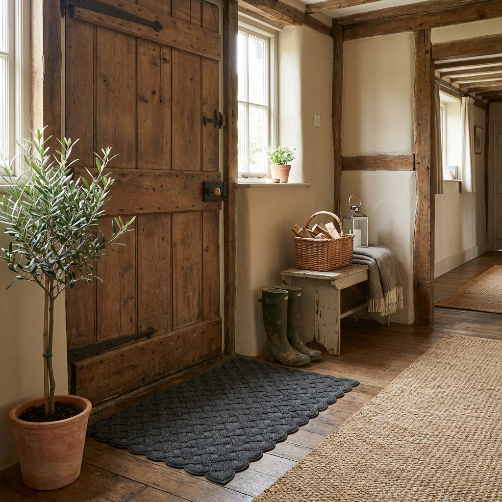 Cross Hatch Indoor / Outdoor Mat - 45x75cm