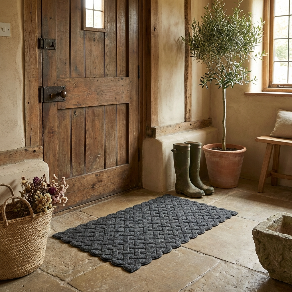 Cross Hatch Indoor / Outdoor Mat - 45x75cm