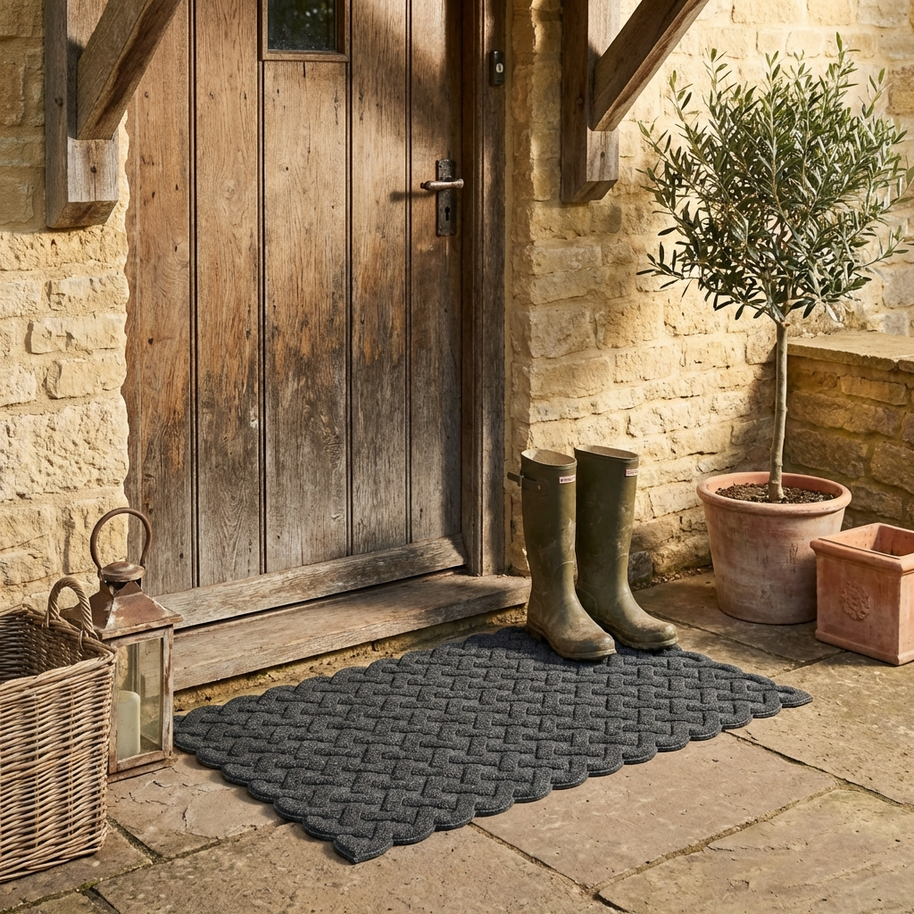 Cross Hatch Indoor / Outdoor Mat - 45x75cm