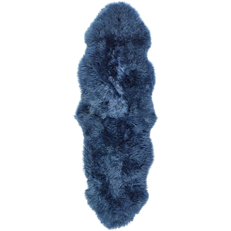 Origins Genuine Sheepskin Navy Rug