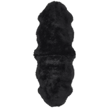 Origins Genuine Sheepskin Black Rug