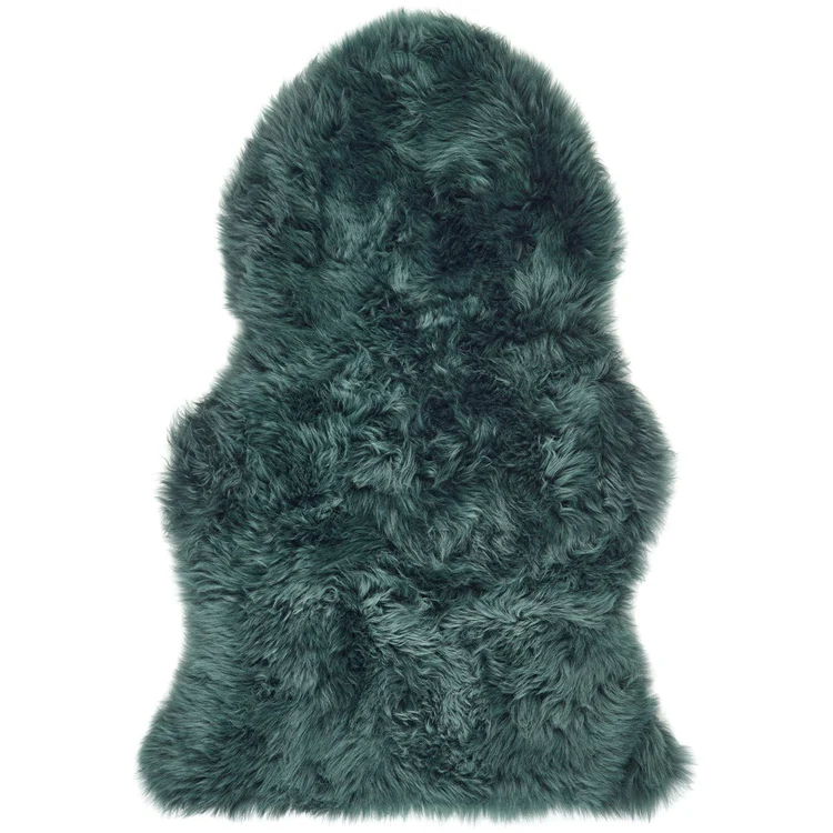 Origins Genuine Sheepskin Forest Green Rug
