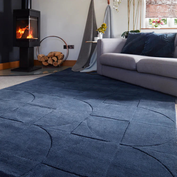 Tapis en laine Penny Infinity d'Origins