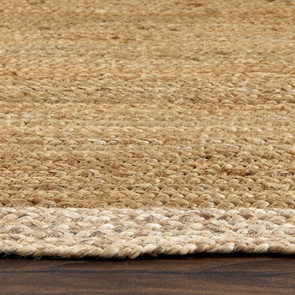 Origins Jute Rug - Natural - With White Border
