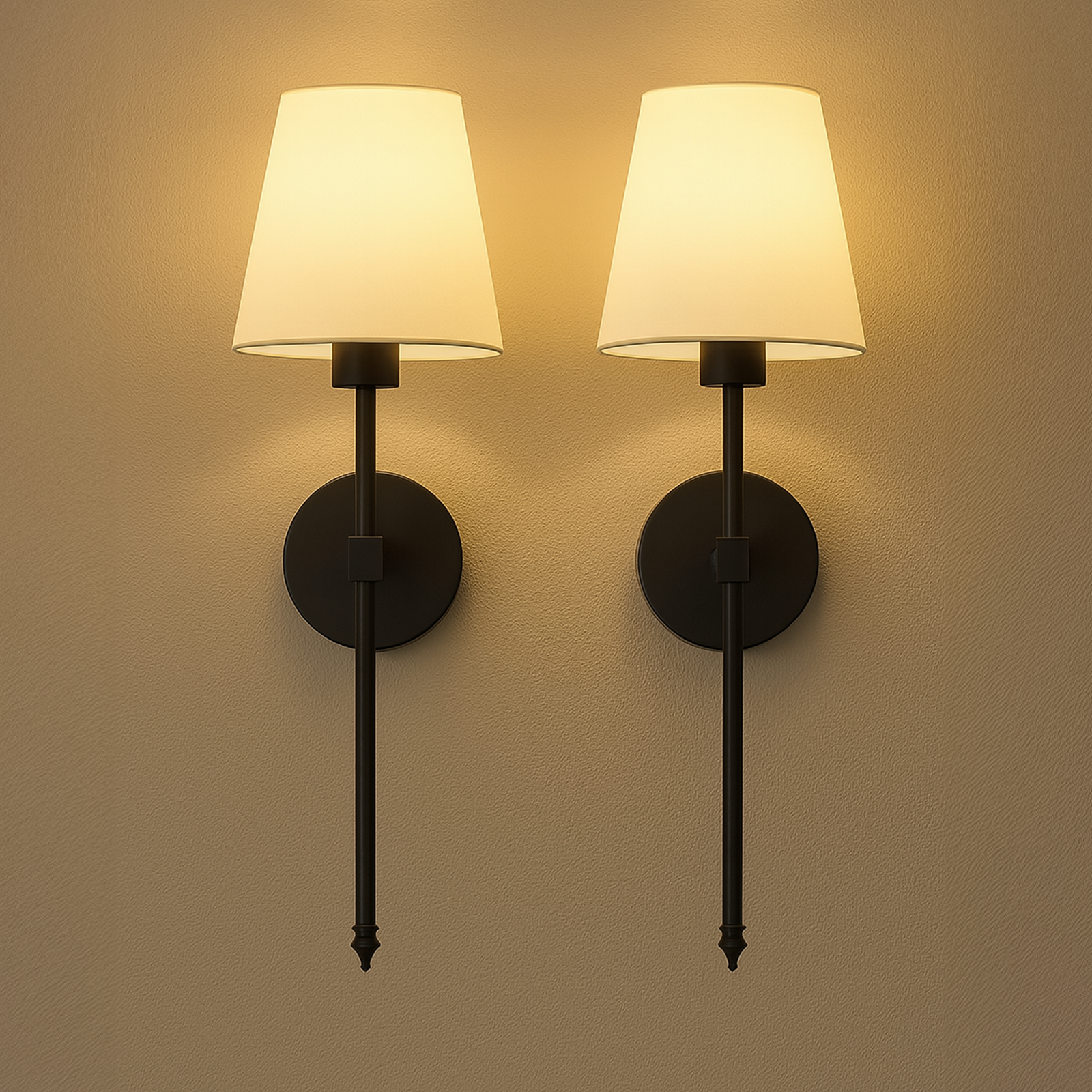Applique da parete moderne senza fili (set di 2)