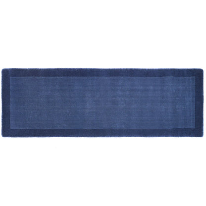 Origins Borders 100% Pure Wool Navy Rug