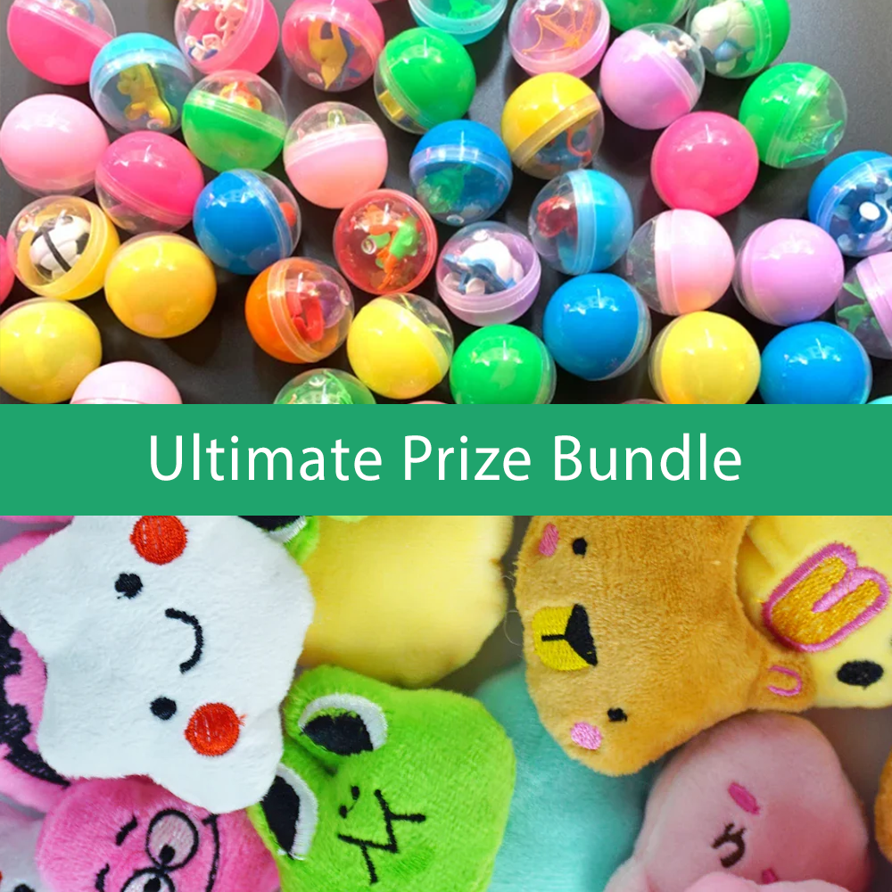 Lot de prix ultime pour Claw Machine : 30 prix Mystery Ball ; 30 prix Peluche