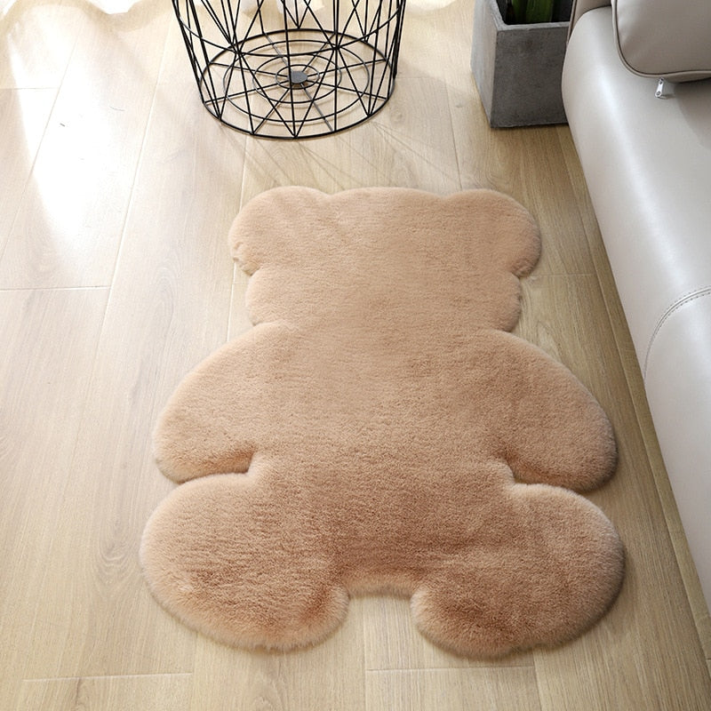 {CLEARANCE SALE} Super Soft Teddy Bear Rug 75x105cm Beige