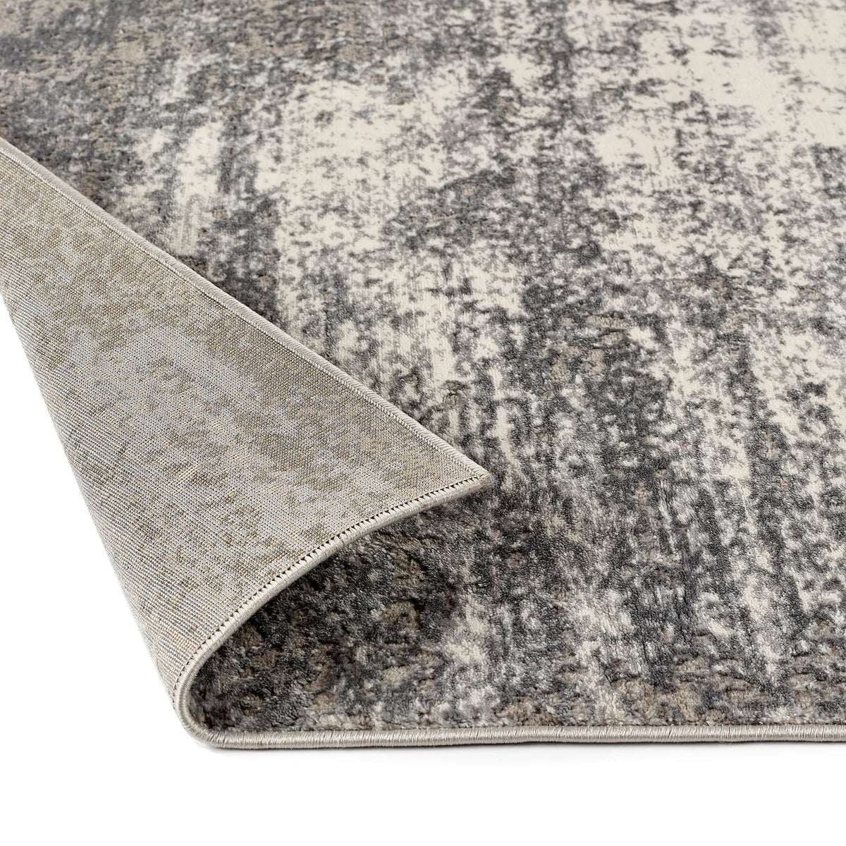 Tapis gris à reflets poétiques Origins