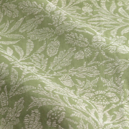 Tende a pieghe a matita in jacquard opaco Acorn Tonal - Salvia