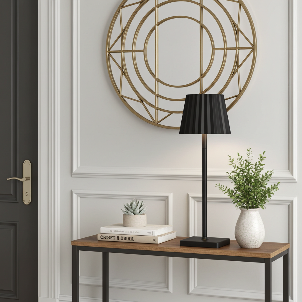 Lampada da tavolo moderna senza fili contemporanea