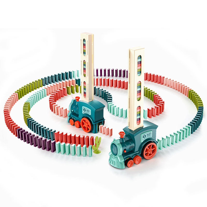 Domino Express Train Adventure Set The Automatic Domino Laying Train