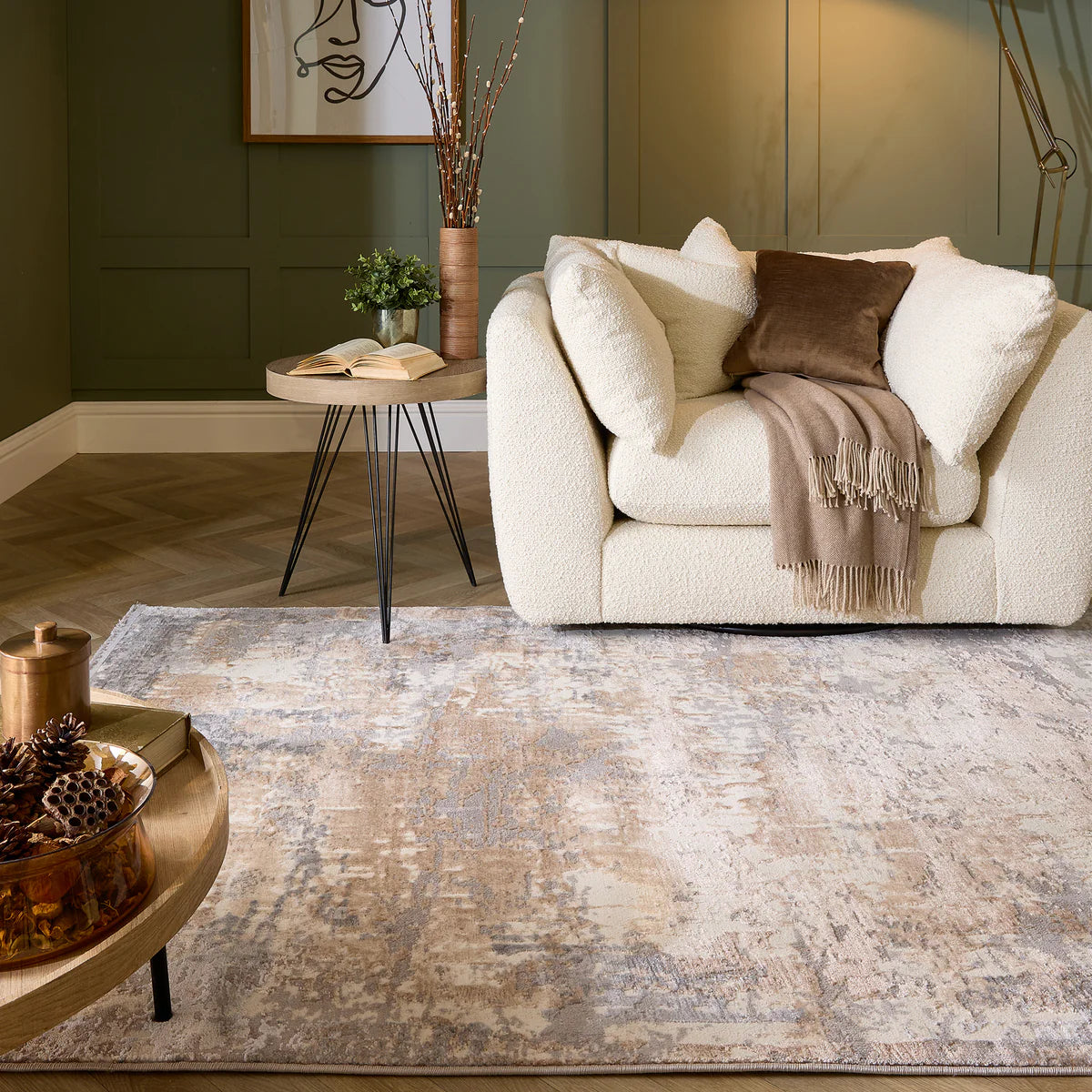Tapis médaillon vintage Origins