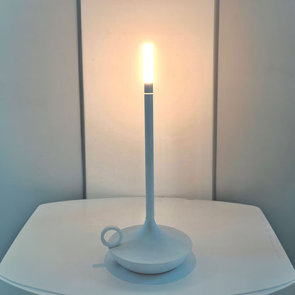 Vintage Aluminium Cordless Candle Lamp