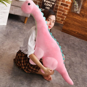 Gigantische knuffelpluche Diplodocus dinosaurus