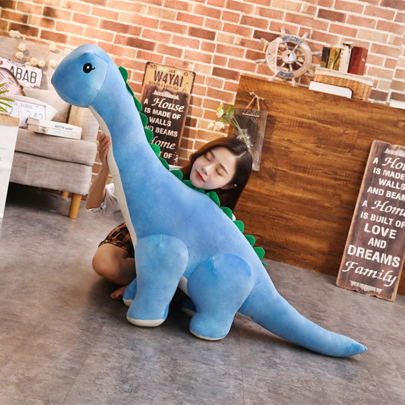 Giant dinosaur plush toy on sale