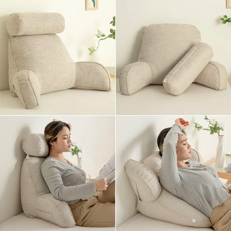 Back best sale pillow chair