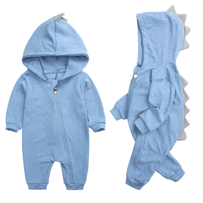 Hooded Dinosaur Baby Onesie