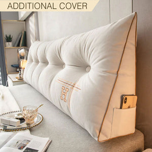 Additional Cover For Luxury Embroidered Wedge Pillow