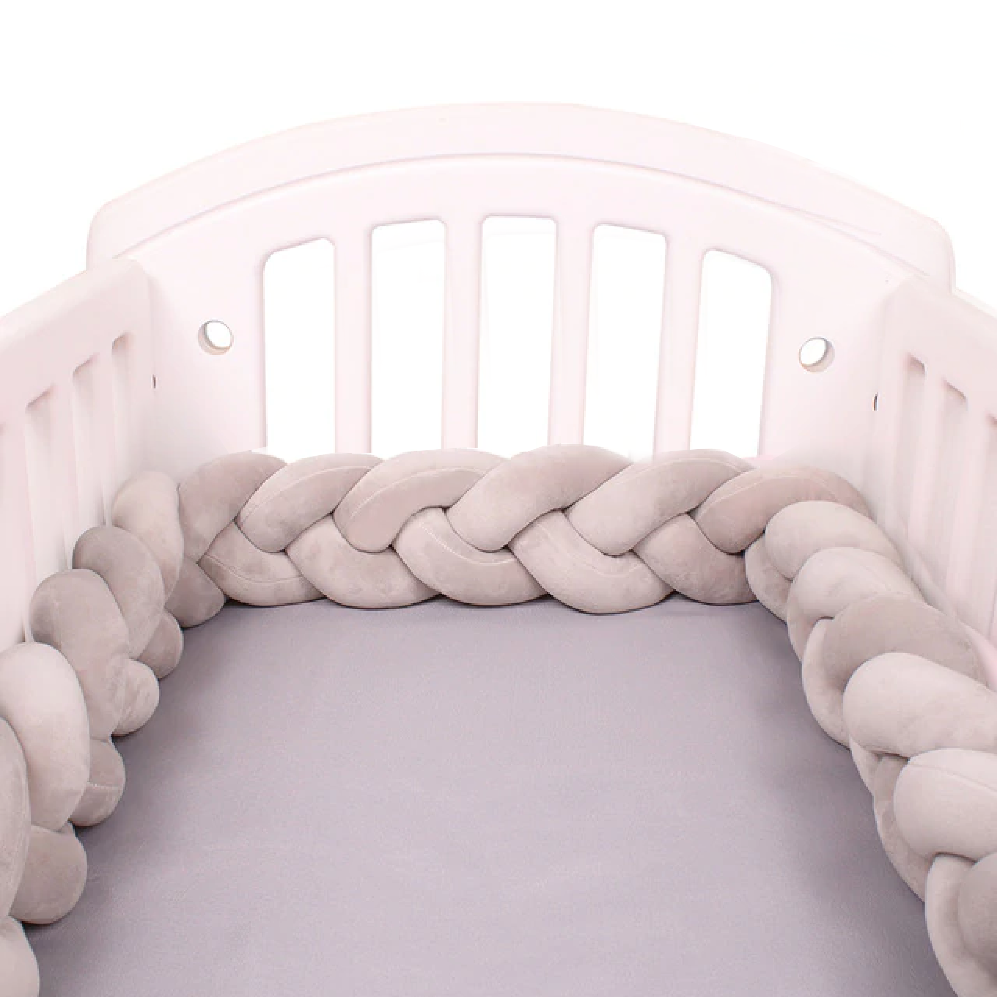 Plaited sales cot bumper