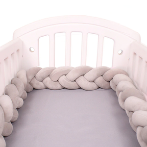 Knotted sales crib bumper