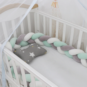 Baby Cot Bumper Knotted Braided Cot Bumper Cot Bed Crib