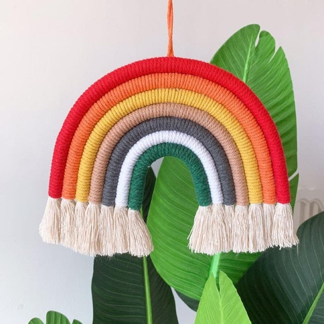 Rainbow touw kwekerij decoratie